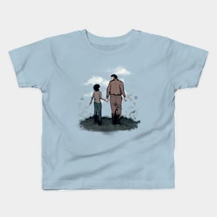 Eleven & Hopper Stranger Things Kids T-Shirt